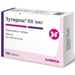 Эутирокс таб 88мкг №100