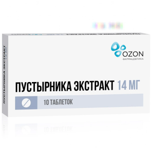 Купить  Пустырник Экстракт таблетки 14мг №10