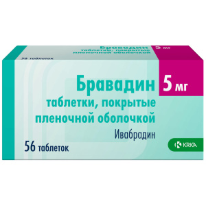 Купить  Бравадин таблетки ппо 5мг №56