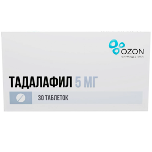 Купить  Тадалафил таб ппо 5мг №30