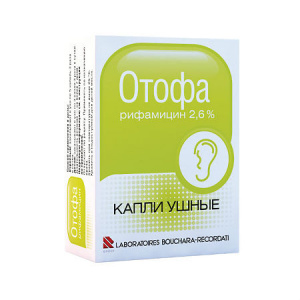 Купить  Отофа капли ушные 10мл +пипетка-капельница