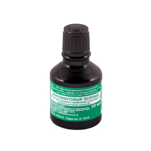 Купить  Бриллиантовый Зеленый р-р спирт 1% 10мл