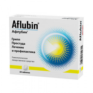 Купить  Афлубин таб гомеопат №24