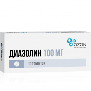 Купить  Диазолин таблетки 100мг №10