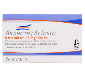 Купить  Акласта р-р д/инф 5мг 100мл