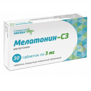 Мелатонин-СЗ  таб ппо 3мг №30