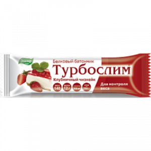 Купить  Турбослим батончик 50г клубничный чизкейк