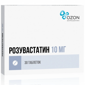 Купить  Розувастатин таблетки ппо 10мг №30