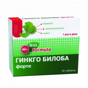 Купить  Гинкго Билоба Форте таб 460мг №30