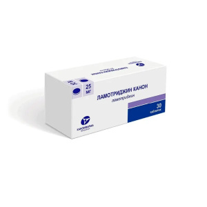 Купить  Ламотриджин-Канон таб 25мг №30