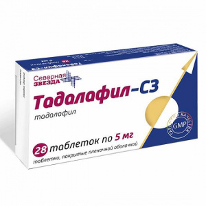 Купить  Тадалафил-СЗ таблетки ппо 5мг №28