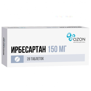 Купить  Ирбесартан таблетки ппо 150мг №28
