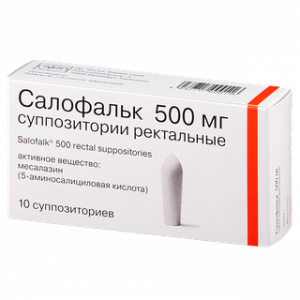 Купить  Салофальк супп рект 500мг №10