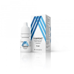 Купить  Тобрекс капли глазные  0,3% 5мл