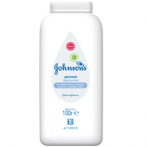 Купить  Джонсонс Бэби присыпка 100г
