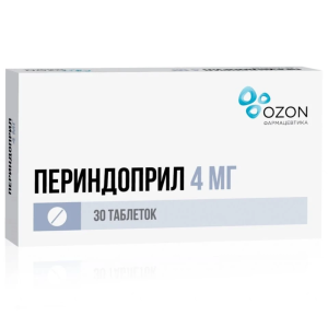 Купить  Периндоприл таб 4мг №30
