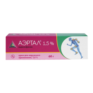 Купить  Аэртал 1,5 % 60 г крем для наружного применения
