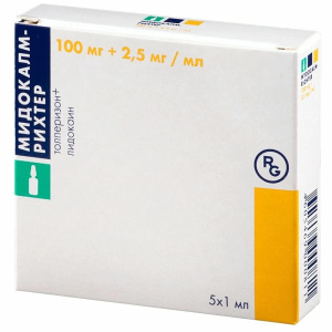 Купить  Мидокалм р-р д/ин 10% 1мл №5