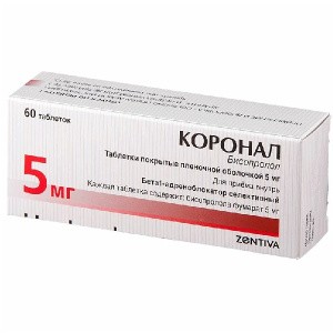 Купить  Коронал таб ппо 5мг №60