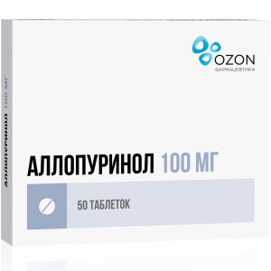 Купить  Аллопуринол таб 100мг №50