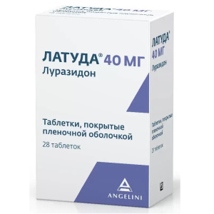 Купить  Латуда таб ппо 40мг №28