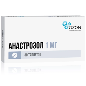 Купить  Анастрозол таблетки ппо 1мг №30