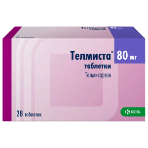 Купить  Телмиста таблетки ппо 80мг №28