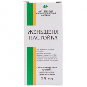 Купить  Женьшеня настойка фл 25мл (Тверская ФФ)