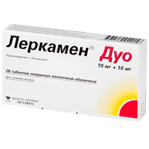 Купить  Леркамен Дуо таб ппо 10мг+10мг №28