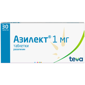 Купить  Азилект таб 1мг №30
