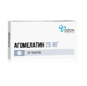 Купить  Агомелатин таб ппо 25мг №28