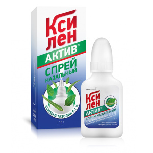 Купить  Ксилен Актив спрей наз 0,1% 15мл