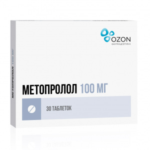 Купить  Метопролол таб 100мг №30