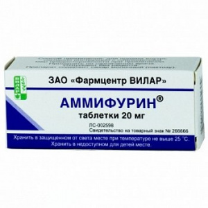 Купить  Аммифурин таб 20мг №50