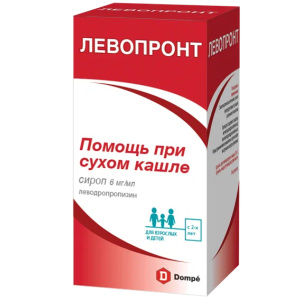 Купить  Левопронт сироп 0,006г/мл фл 120мл