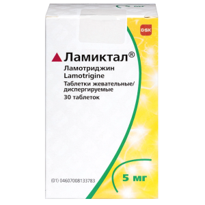 Купить  Ламиктал таб раствор жев 5мг №30