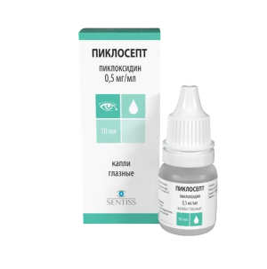 Купить  Пиклосепт капли глазн 0,5мг/мл 10мл