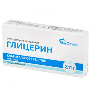 Купить  Глицерин суппозитории рект 2,11г №10