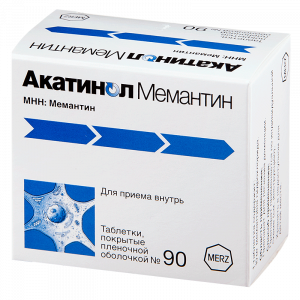 Купить  Акатинол Мемантин таб ппо 10мг №90