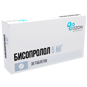 Купить  Бисопролол таб ппо 5мг №30