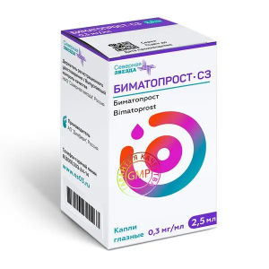 Купить  Биматопрост-СЗ 0,03 мг/мл 2,5 мл капли глазные
