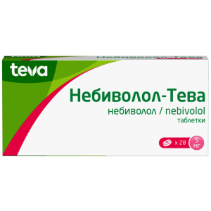 Купить  Небиволол-Тева таб 5мг №28