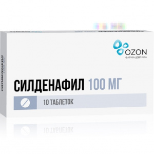 Купить  Силденафил таблетки ппо 100мг №10