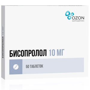 Купить  Бисопролол таб ппо 10мг №50