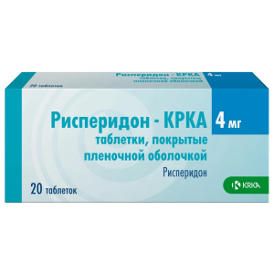 Купить  Рисперидон - КРКА таб ппо 4мг №20