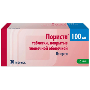 Купить  Лориста таблетки ппо 100мг №30