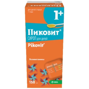 Купить  Пиковит 1+ сироп д/детей 150мл