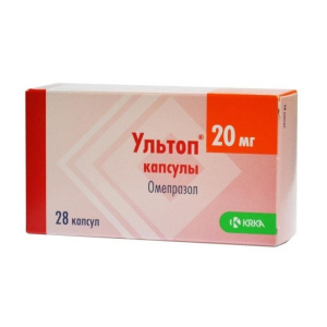 Купить  Ультоп капс кишечнораств 10мг №28