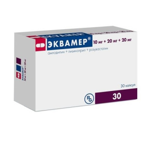 Купить  Эквамер капсулы 10мг+20мг+20мг №30