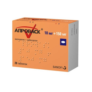 Купить  Апроваск таблетки 10мг + 150мг №28